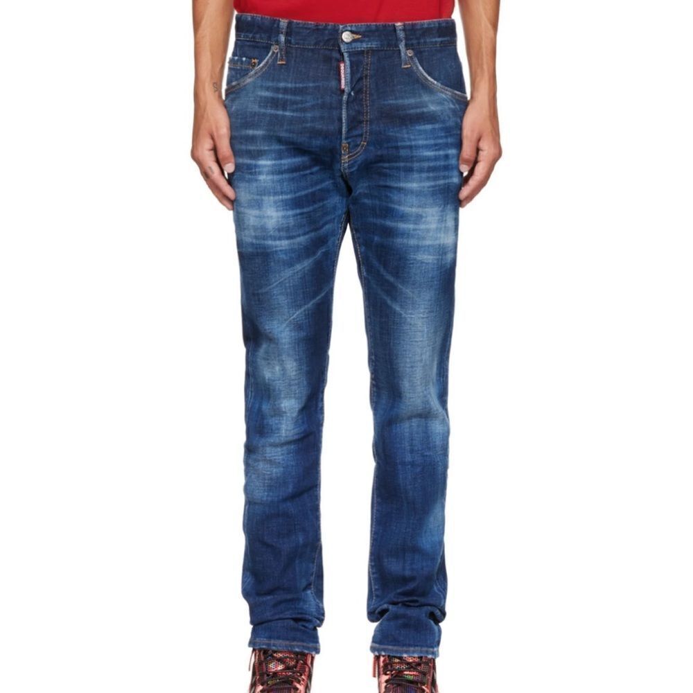 Dsquared2 Blue Print Cool Guy Jeans Sz 48